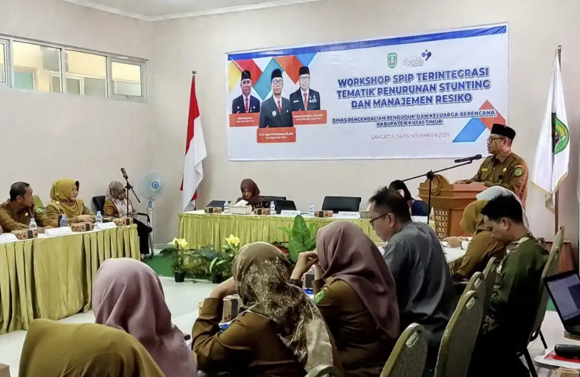 Workshop SPIP di Kutim, Upaya Optimalisasi Penurunan Stunting