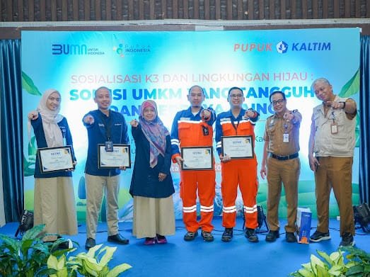 Lewat PKT KARUNIA, Pupuk Kaltim Tanamkan Pentingnya K3 dan Keberlanjutan Lingkungan pada UMKM