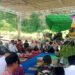 Sekda Kukar Letakkan Batu Pertama Gedung PAUD dan Apresiasi Tradisi Sedekah Bumi Ponoragan