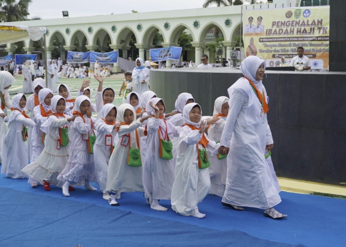 Pecah Rekor! Manasik Haji Akbar Kutim Diikuti 3.500 Siswa PAUD
