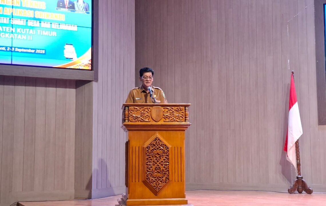 Kutim Genjot Digitalisasi Desa, Dispusip Latih Aparatur Kelola Arsip Lewat SRIKANDI