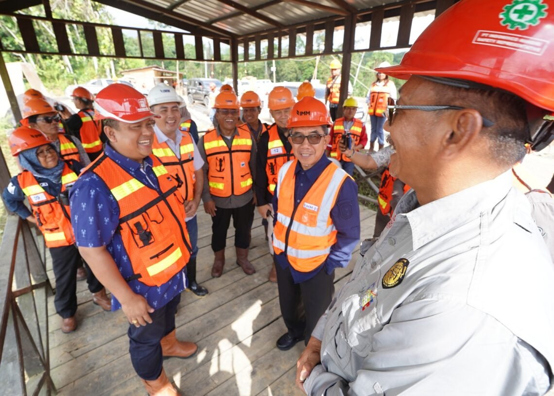Manfaatkan Eks Danau PT IMM, Jaringan Air Bersih di Teluk Pandan Siap Beroperasi Desember