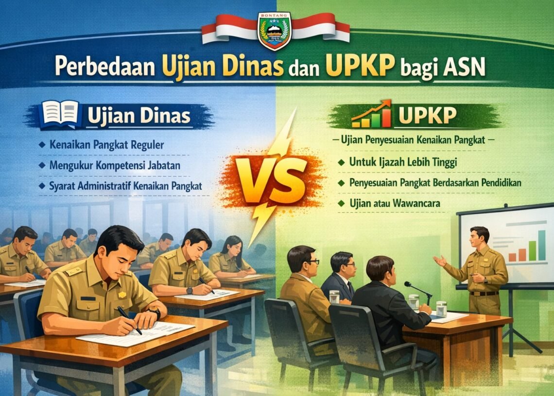 BKPSDM Bontang Jelaskan Perbedaan Ujian Dinas dan UPKP bagi PNS