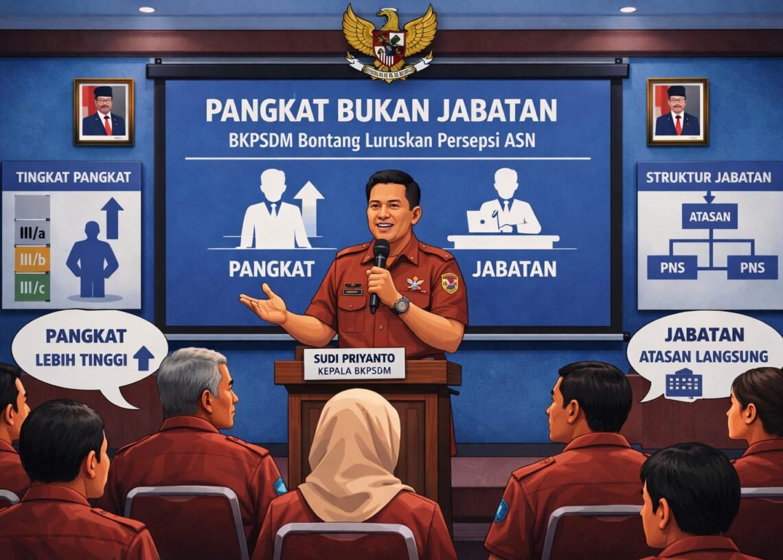 Pangkat Bukan Jabatan, BKPSDM Bontang Luruskan Persepsi ASN