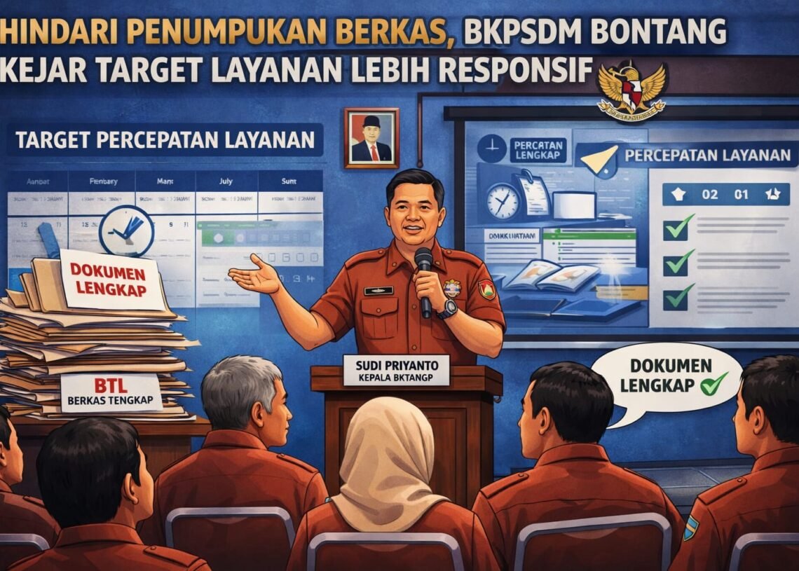Hindari Penumpukan Berkas, BKPSDM Bontang Kejar Target Layanan Lebih Responsif