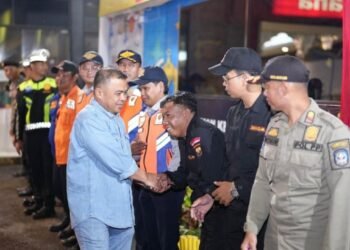 Wawali Agus Haris Ikuti Koordinasi Sitkamtibmas Jelang Idulfitri di Pos Terpadu Ramayana