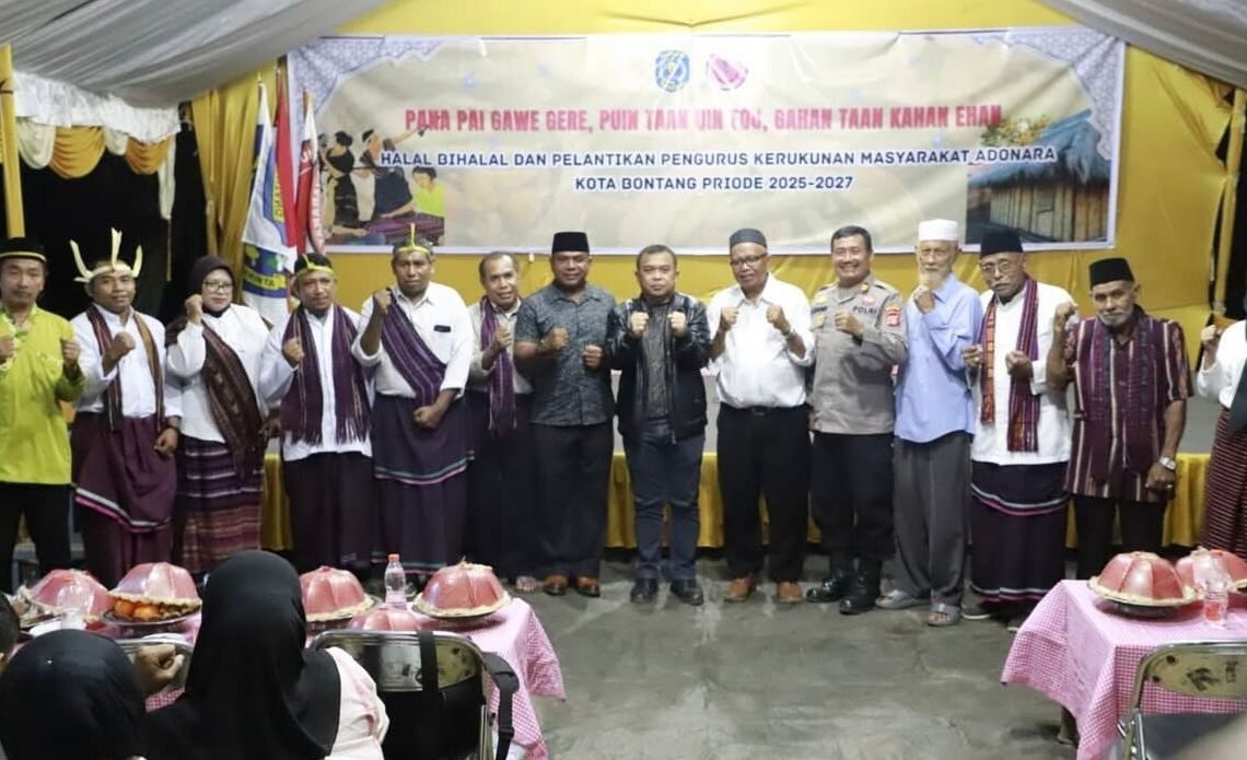 Wawali Bontang Hadiri Halal Bihalal dan Pelantikan Kerukunan Masyarakat Adonara