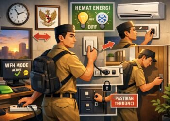 ASN Diminta Pastikan Kantor Aman dan Hemat Energi Saat WFH