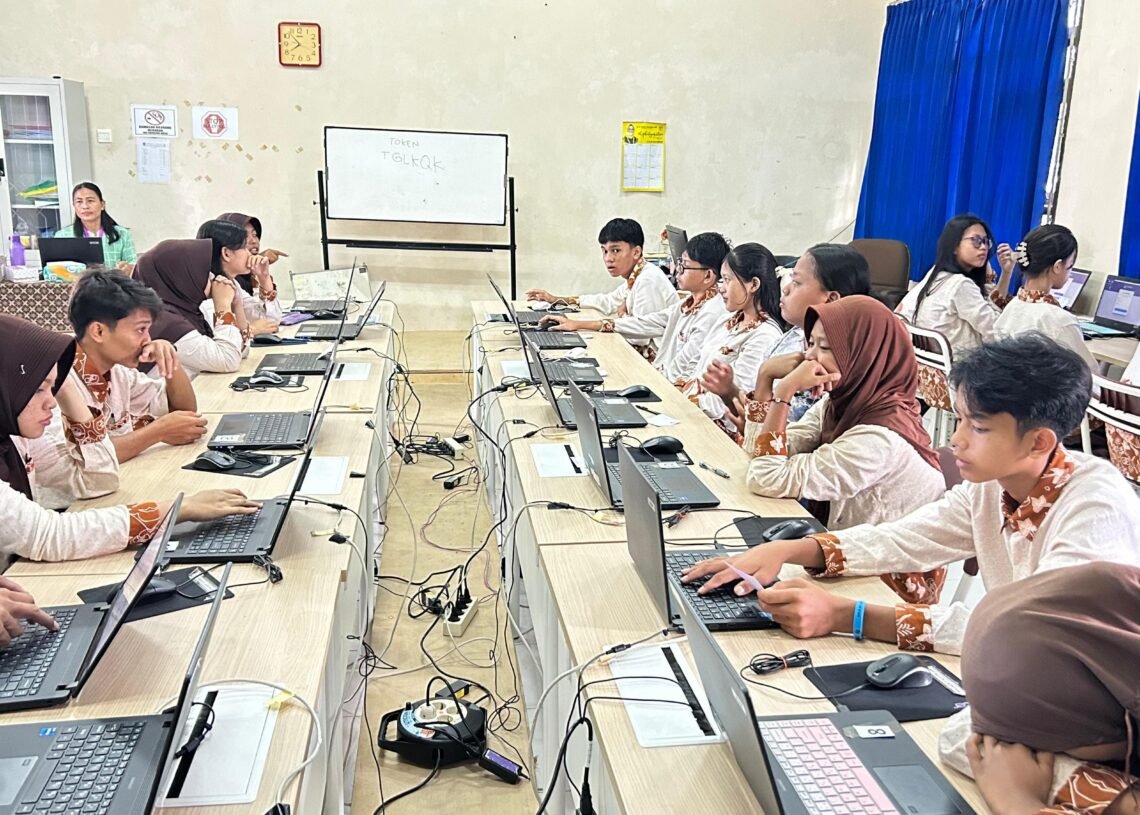 Ratusan Siswa SMPN 4 Bontang Ikuti TKA, Sekolah Pastikan Pelaksanaan Tanpa Kendala