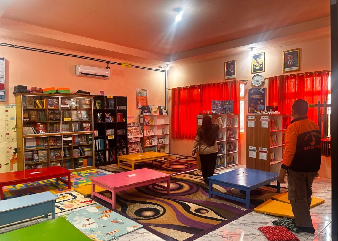 Perpustakaan SDN 001 Bontang Selatan Disulap Jadi Ruang Digital Ramah Anak