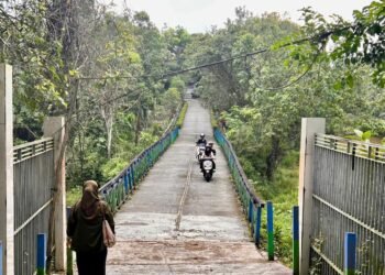 Belum Ada Kepastian Perpanjangan, Status Jembatan Akses SMP Negeri 5 Bontang Masih Pinjam Pakai