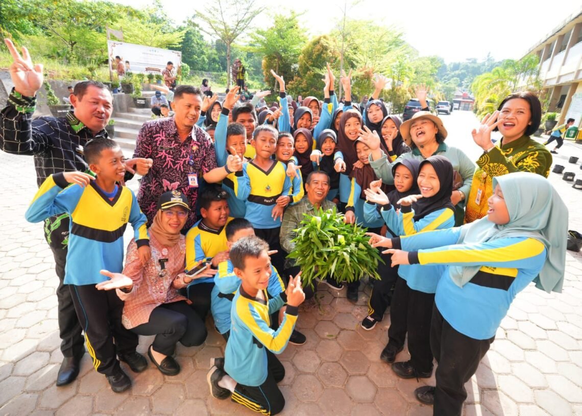 DKP3 Bontang Bangun Kesadaran Ketahanan Pangan Sejak Dini Melalui Smartani Goes To School
