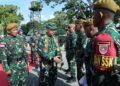350 Personel Yonarhanud 7/ABC Dimatangkan Jelang Tugas Pengamanan Perbatasan RI–Malaysia