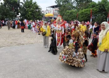 Karnaval HUT ke-81 RI di Sangatta Utara Diikuti 555 Anak dari 37 TK