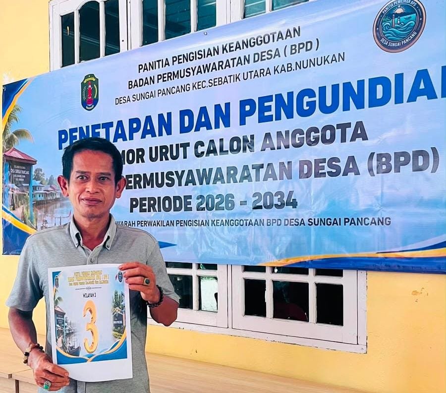 Ridwan Dapat Nomor Urut 3, Siap Perjuangkan Aspirasi Warga Sungai Pancang