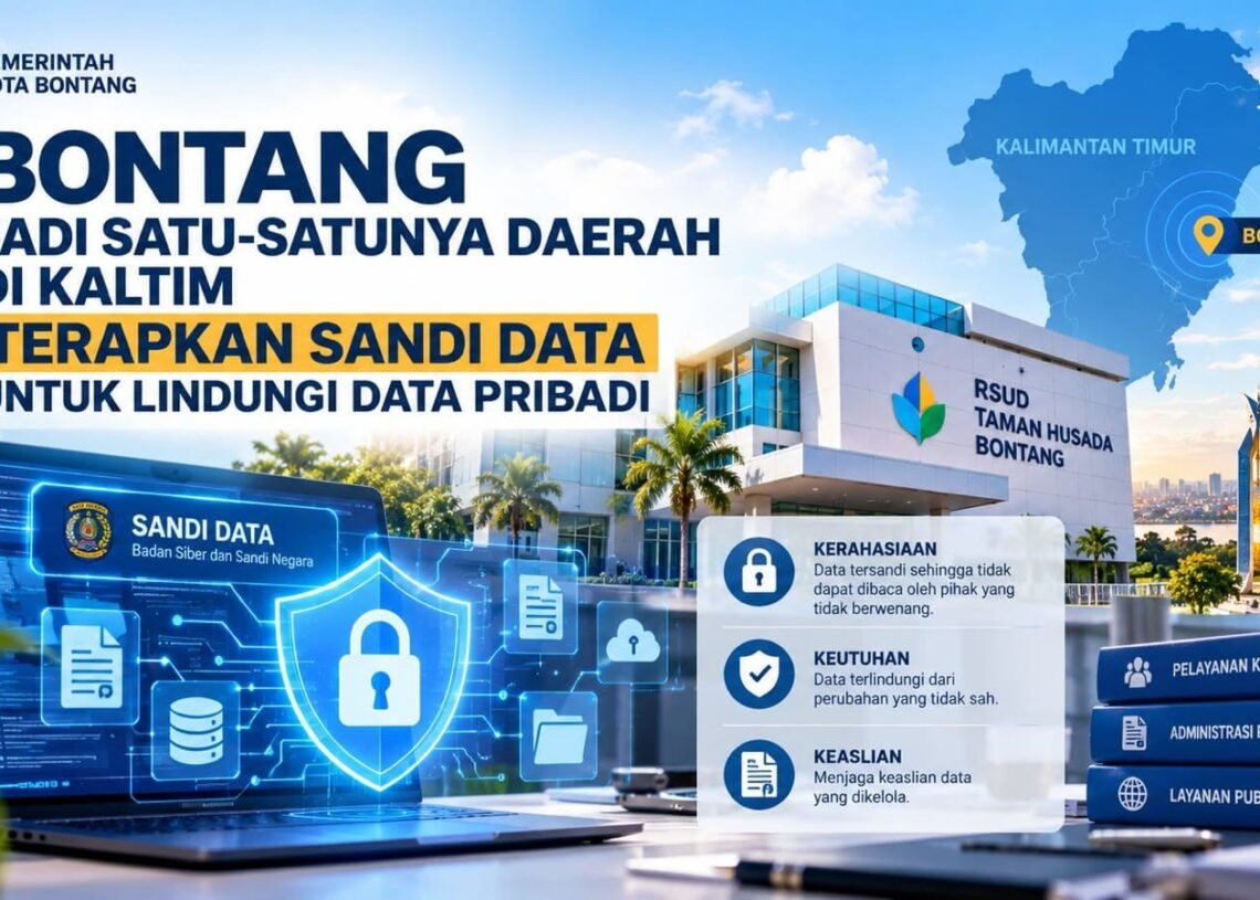 Bontang Jadi Satu-satunya Pemkot di Kaltim Terapkan Kriptografi untuk Lindungi Data